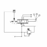 Schéma hydraulique distributeur fendeuse de buches