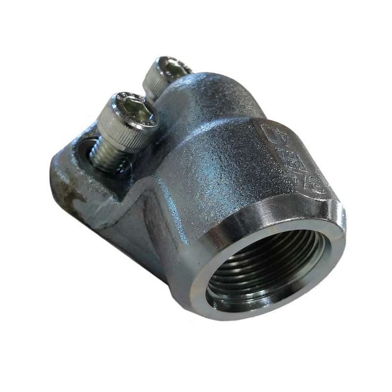 Bride COUDE 40x40_experthydraulique Bride coudé 40 x40