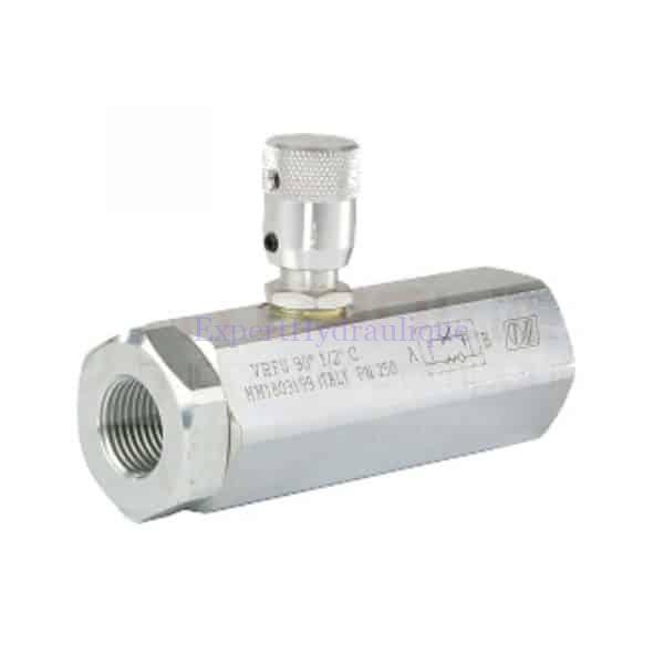 RUC012 Régulateur de débit unidirectionnel compensé