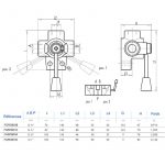 caractéristiques vannes de selection circuit 3 voies