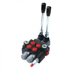 Distributeur hydraulique monobloc deux fonctions double effets 40 l/min.
