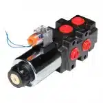 Sélecteur hydraulique 90 litres avec 6 voies empilable aussi appelé électrovanne.