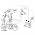 Dessin montage sélecteur hydraulique