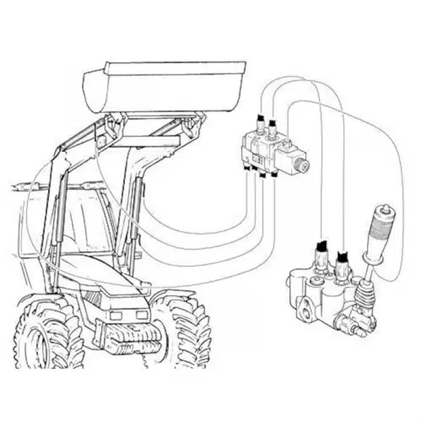 Dessin montage sélecteur hydraulique