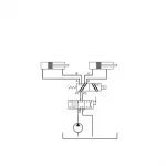Schema selecteur 6 voies avec deux verins