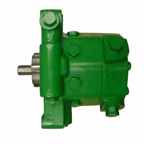Pompe à pistons John Deere arbre cylindrique 24 cm3 vue latérale