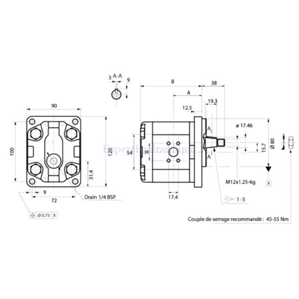 Moteur HPI GR2 Bidirectionnel drainé de 10 à 12 cm3 – Image 2