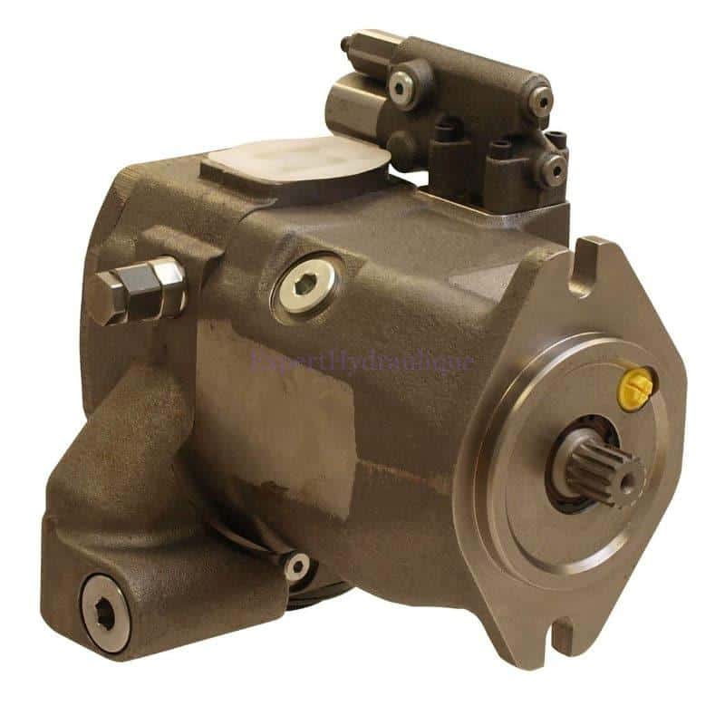 FGPNEW005 47133946 Pompe à pistons REXROTH pour tracteurs New Holland T7000 et TM vue côté arbre