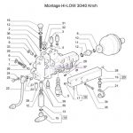 Ecalté montage boule d'azote sur HI LOW