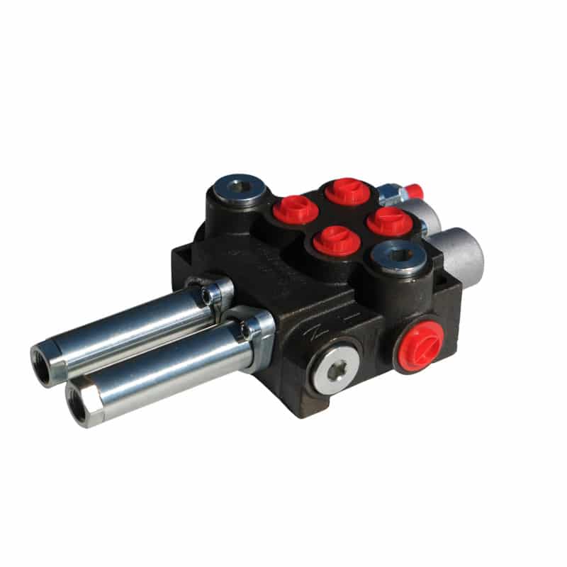 Distributeur hydraulique deux double effet en commande par câbles Distributeur hydraulique deux double effet en commande par câbles.