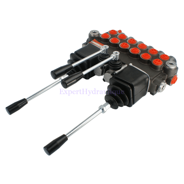 Distributeur hydraulique 6 fonctions pelle retro
