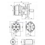 Cotes encombrement MMP 400 cm3