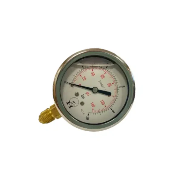 Manomètre 0 - 10 bars diamètre 63 mm prise verticale – Image 1