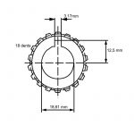 Manchon gr3 gr2 clavette 3.2 mm