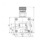 Cotes Diviseur de débit hydraulique 60 l/mn reglage par molette