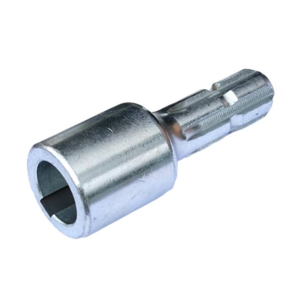 Manchon-femelle-40mm-et-PTO-6-cannelures Manchon femelle 40mm claveté et PTO mâle 6 cannelures.