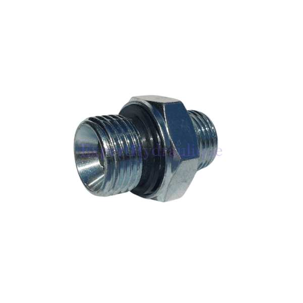 Raccord droit adaptateur BSP avec joint et Métrique Raccord droit adaptateur BSP avec joint et Métrique