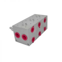 Embase CETOP3 en version 3 postes et limiteur de pression