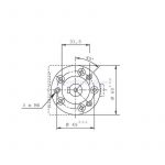 OMM32 flasque de montage