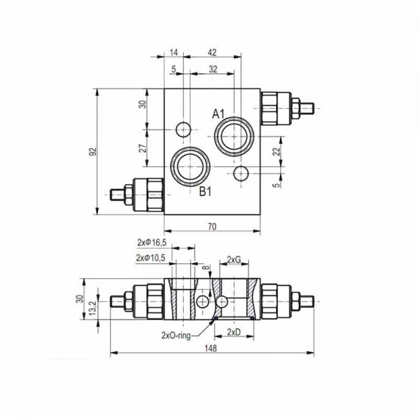 Limiteur de pression OMS double pour moteur OMS MMS – Image 2