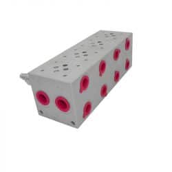 Embase ou bloc hydraulique 4 postes CETOP 3