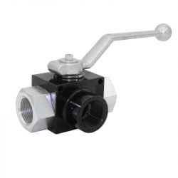 Vanne manuelle 3 voies deux positions