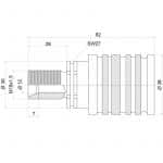 Plan coupleur 1/2 ISO EN VERSION PASSE CLOISON 18X150