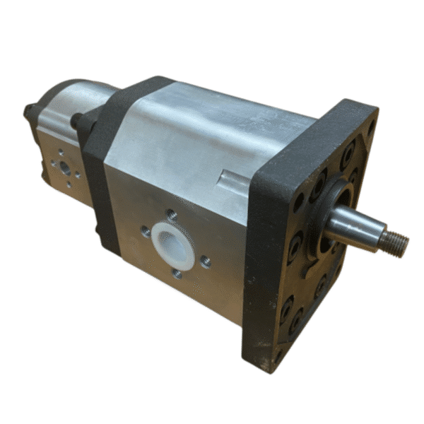 Pompe-hydraulique-double-55-6-cm3-avec-rotation-de-gauche-ou-droite Pompe double GR3 + GR2 flasque 4 trous