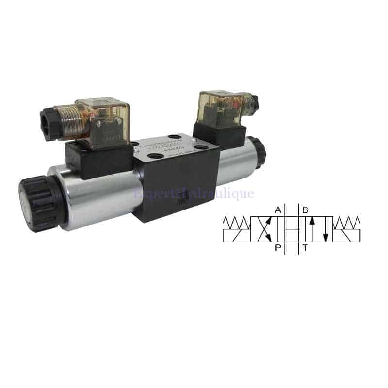 ED32012H Electro CETOP schéma en H au milieu