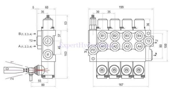DM040A1A1A1A1 plan encombrement