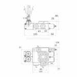 Côtes distributeur 2 double effet
