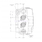Côtes face arrière distributeur
