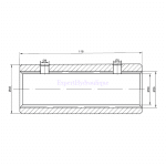 Dimensions manchon d'accouplement 1 38