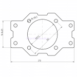 Support moteur hydraulique OMT BMT – Image 2