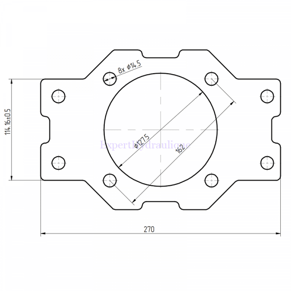 Support moteur hydraulique OMT BMT – Image 2
