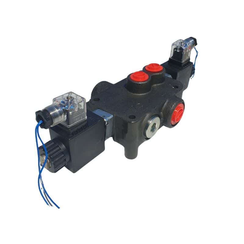 Distributeur-1-fonction-electrique-double-effet-12_24V Distributeur électrique 1 double effet 12 ou 24V