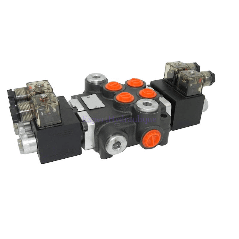 Distributeur 2 doubles effets électriques 12 ou 24V Distributeur 2 doubles effets électriques 12 ou 24V