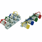 Kit quatres coupleurs avec support