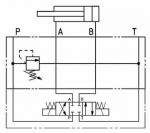 Schema CETOP limiteur Pression.