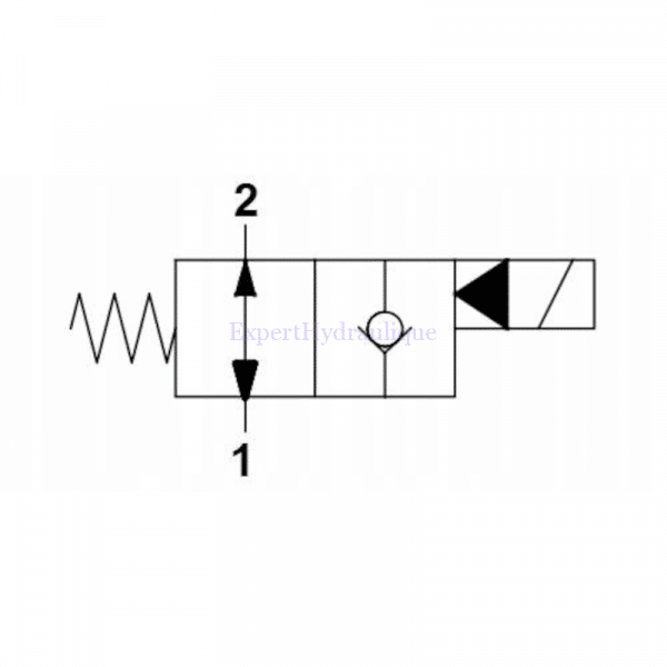 Schéma électrovanne