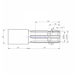 Côtes de l'arbre moteur PTO