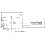 Côtes moteur OMS 125 cm3 avec arbre PTO