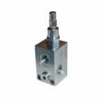 Limiteur de pression hydraulique simple.