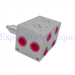 Embase cetop 3 avec 2 postes