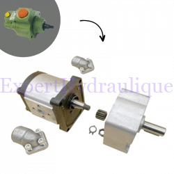 Kit pompe et contre pallier pour remplacer la pompe Manitou