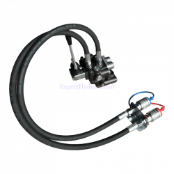 Kit distributeur massey serie 100 200 avec flexibles coupleurs et raccords