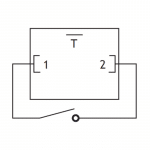 Schéma sonde de température pour radiateur hydraulique
