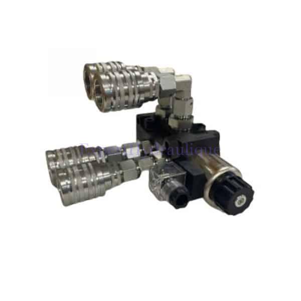 Kit sélecteur 60 l/min avec 4 sorties coupleurs 1/2 ISO-A – Image 2