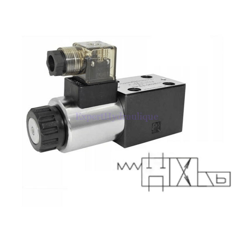 Distributeur électrique CETOP simple bobine BY PASS Distributeur électrique CETOP simple bobine BY PASS.