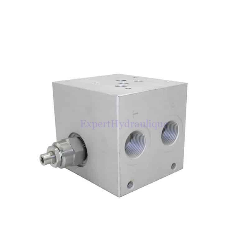 EMB501LIM Embase hydraulique type CETOP 5 avec limiteur de pression